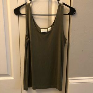 Olive Green Chico’s tank top